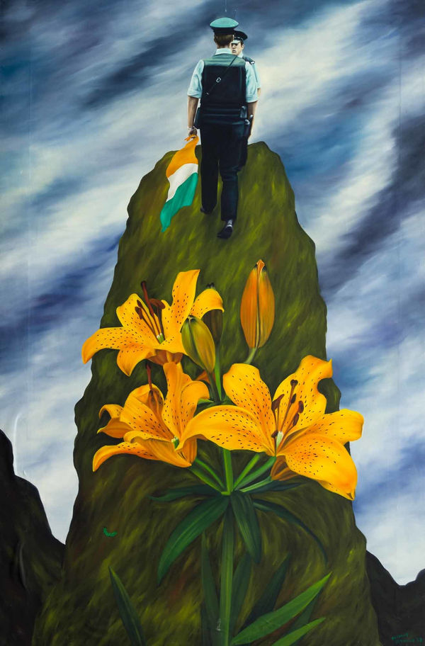 Dermot Seymour, basil lunaghan's orange lilies, 1988