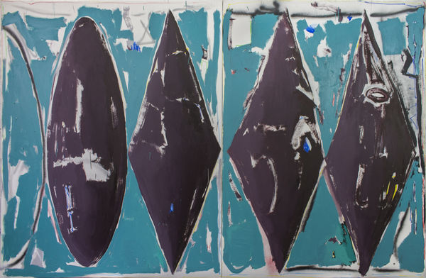 Carlos Pesudo, Smoking egg-plant, 2020