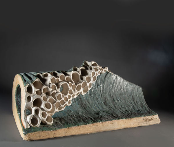 Illona Morrice Breaking Wave, 2020 ceramic 23cm high x 31cm x 13cm