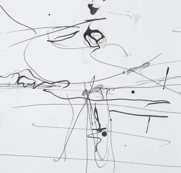 Lizzie Rose Moon Path, 2022 ink 18cm x 18cm framed