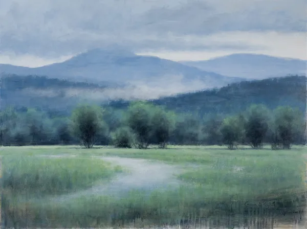 Carina Prigmore Lifting Fog acrylic on canvas 76.2 x 101.6 cm 30 x 40 in