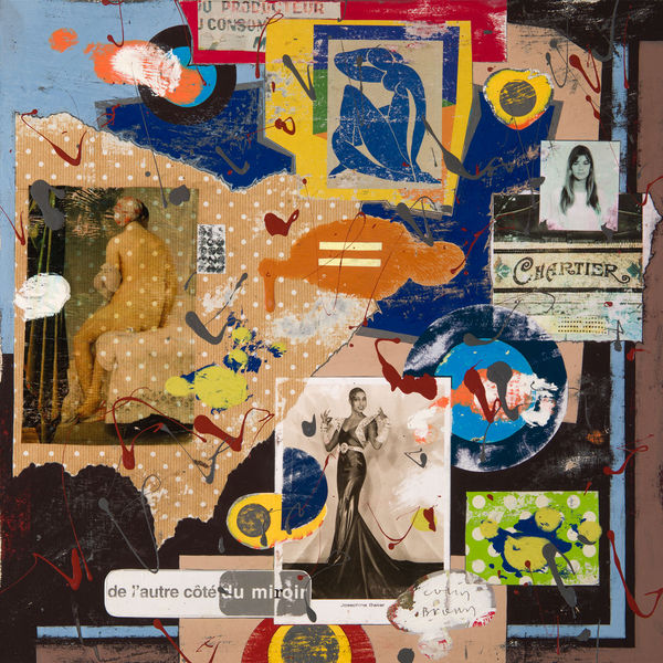 Colin Brown Paris, 2018 mixed media 40cm x 40cm