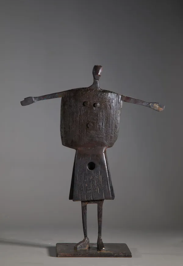 James Newton Adams Ceilidh Man, 2019 mild steel 37cm (h) x 28cm x 10cm