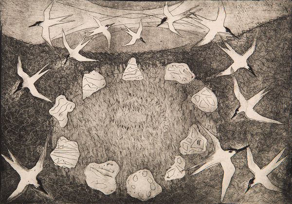 PAUL BLOOMER | healing place | etching | kilmorack gallery