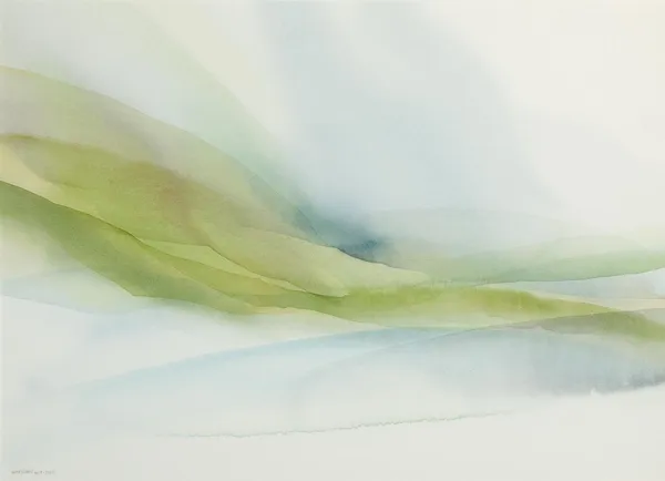 Peter Davis RSW The World Turned Upside Down, 2020 watercolour on paper 50cm x 70cm (72cm x 90cm framed)