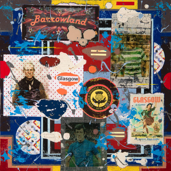 Colin Brown Glasgow, 2019 mixed media 40cm x 40cm