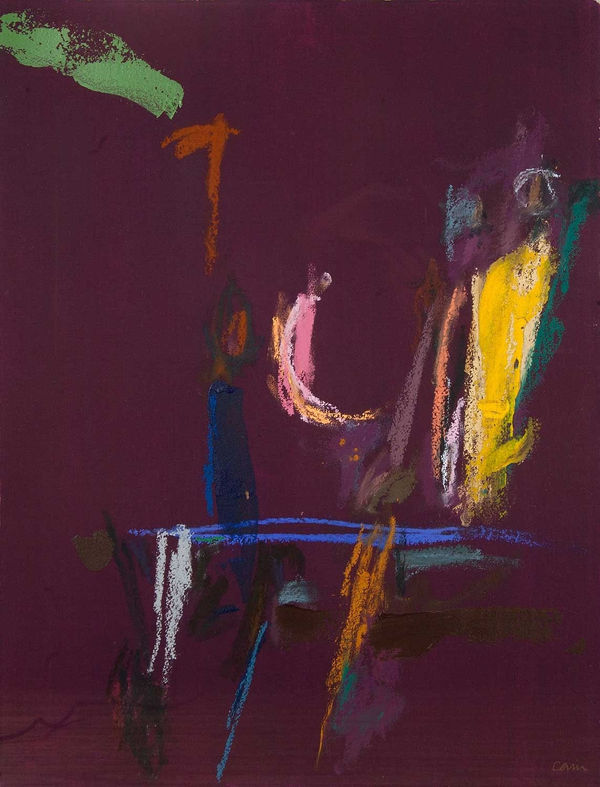 Patricia Paolozzi Cain Spring at Tynron, 2015 mixed media 75cm x 59cm