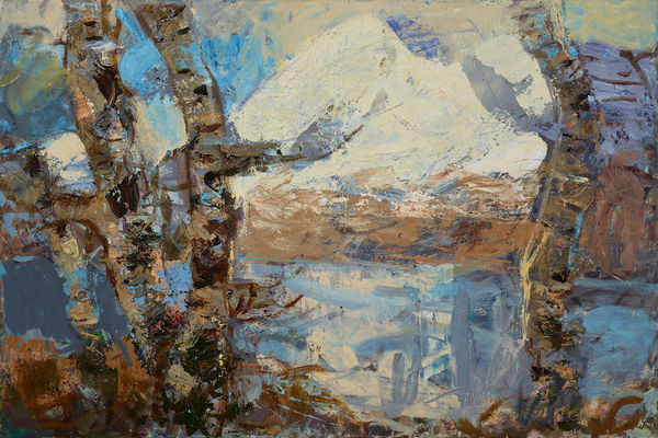 Allan MacDonald opening, Aligin, 2019 oil on canvas 61cm x 91cm