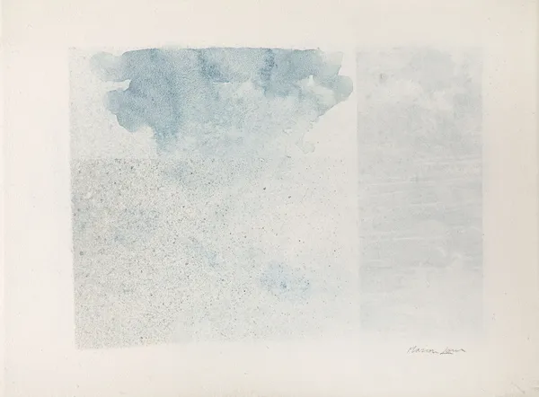 Marian Leven RSA RSW Horizon Cloud, 2019 watercolour on canvas 30cm x 40cm