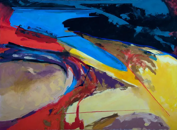 Liz Knox Estuary oil on canvas 137.2 x 182.9 cm 54 x 72 in