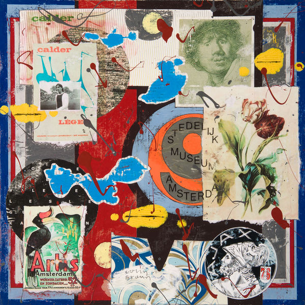 Colin Brown Amsterdam, 2018 mixed media 40cm x 40cm