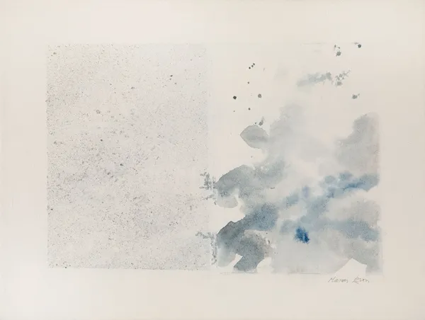 Marian Leven RSA RSW Sea Cloud, 2019 watercolour on canvas 30cm x 40cm