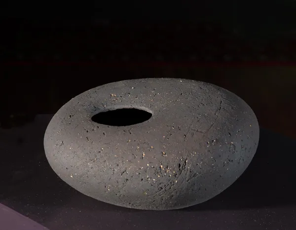 Allison Weightman Vessel for Ikebana with Kenzan, 2021 ceramic 12cm (h) x 24cm x 26cm