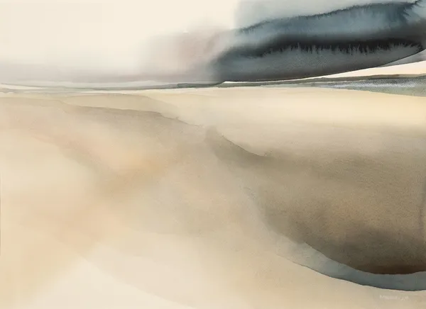 Peter Davis RSW Runk, 2018 watercolour on paper 60cm x 90cm