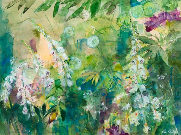 Ann Oram, Summer Garden in Soft Light