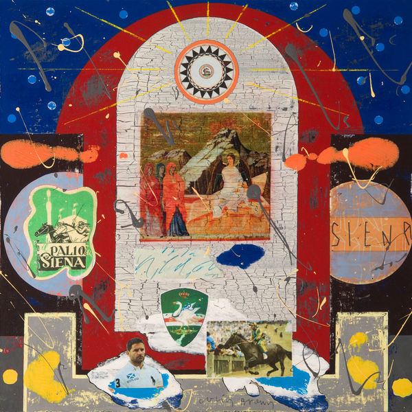 Colin Brown Siena, 2019 mixed media 40cm x 40cm
