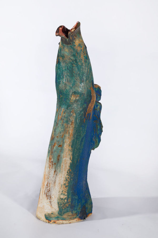 Lotte Glob Moon Call, 2022 ceramic 53cm (h) x 30cm x 14cm