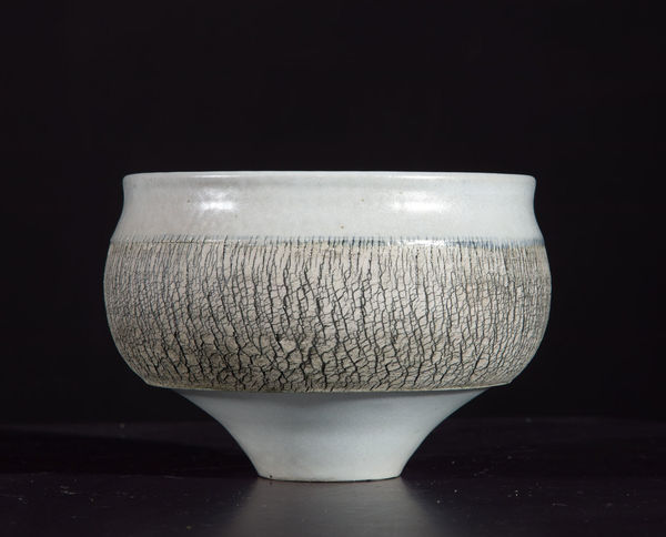 Allison Weightman Scorched Earth 1 (black), 2023 ceramic 9.5cm (h) x 12.5cm (d)