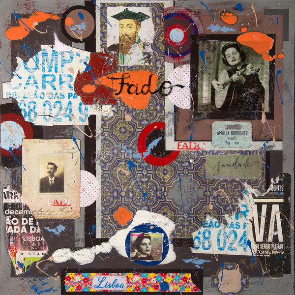 Colin Brown Lisbon, 2019 mixed media 80cm x 80cm