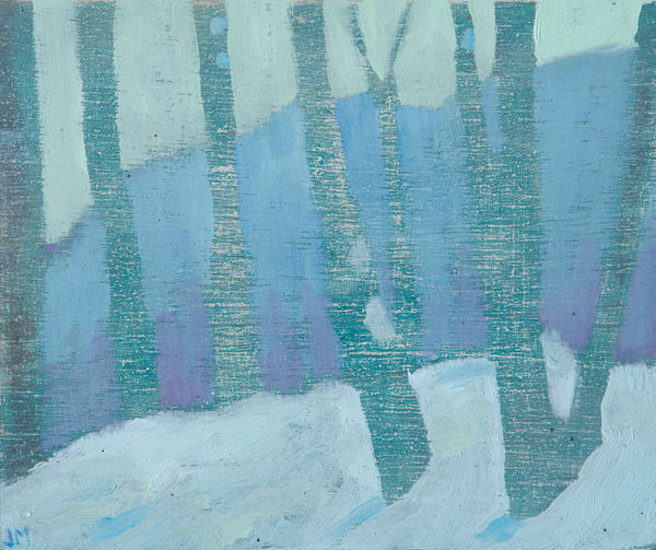 Snowy Birches | Jane MacNeill