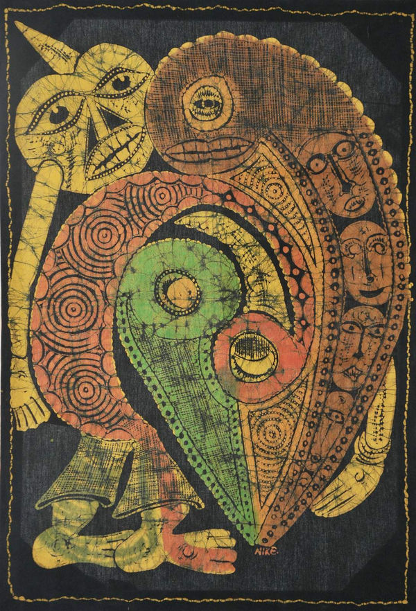 Nike Davies-Okundaye, Woven in Love, 1977