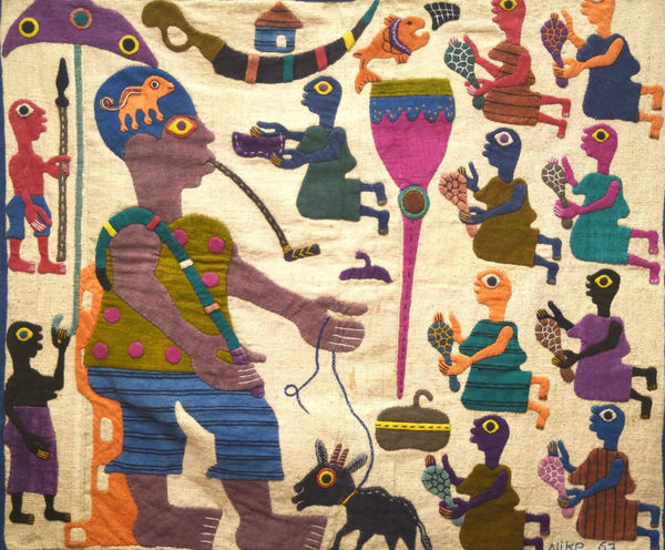 Nike Davies-Okundaye, African ceremony, 1967