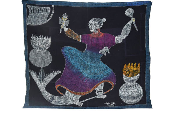 Nike Davies-Okundaye, Osun, The Goddess of the River, 1987