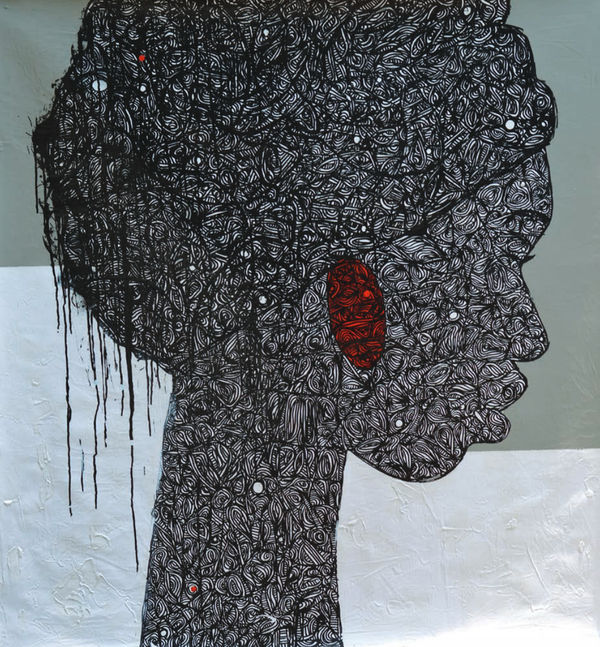 Tyna Adebowale, I See you from a distance series #001, 2017