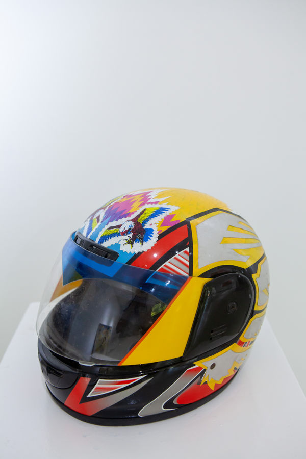 Demola Ogunajo, Helmets from heaven II, 2017