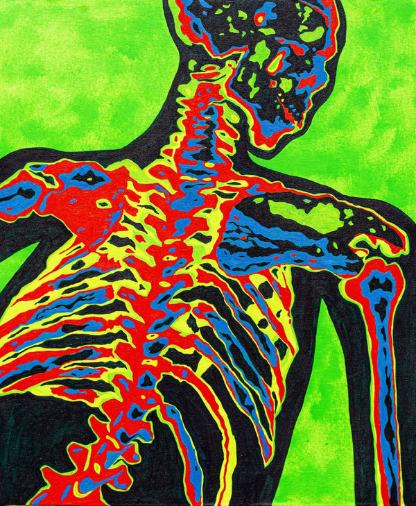 Thebe Phetogo, Proposition 4 - Cosmic Gunk, Painting 2, 2022