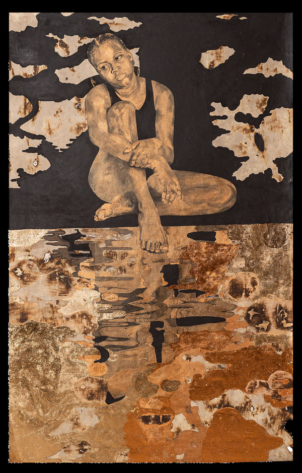 Modupeola Fadugba, Bronze Reflections: Out of my Depth , 2023