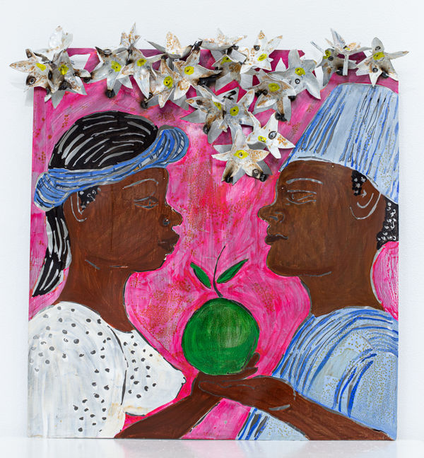 Sokari Douglas Camp, Conversation with Eve/Eve’s Offer From the Frangipani series, 2017