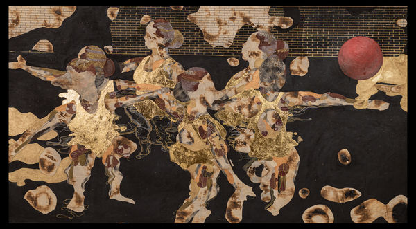 Modupeola Fadugba, Merry Go Round in Gold , 2022