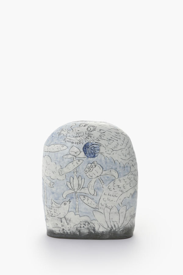 Huh Sang-Wook, Flattened Jar, 2024