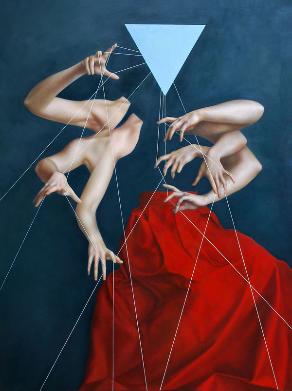 Juliette Mahieux Bartoli, Moirai Blue, 2015
