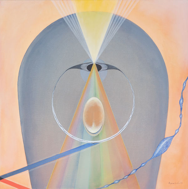 Aigana Gali, Onai VI (Orange), 2023