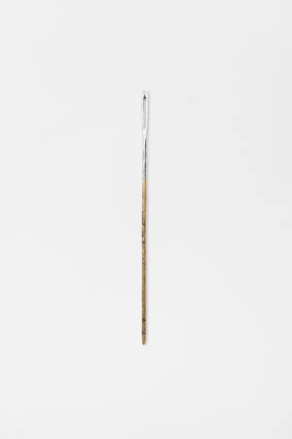 Makiko Harris, Sewing Needle 16 (Silver Chrome + Brass), 2026
