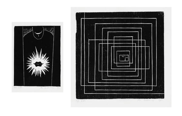 Ma Desheng 馬德升, Unforgettable Lips / Profound Thoughts《不能忘懷的雙唇 / 深奧的思維》, 1981