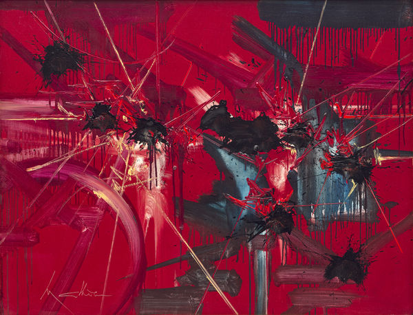 Georges Mathieu 喬治 ‧ 馬修, Concerted Punishment《懲罰》, 1990