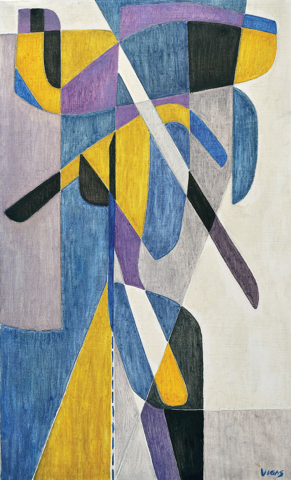 Oswaldo Vigas 奧斯瓦爾多 ‧ 維加斯, Untitled《無題》, 1969