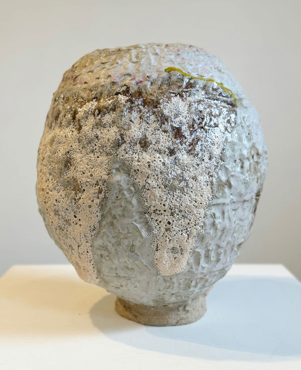 Raina Lee, Alumina Blush: Moon stoneware, 14x14x14in