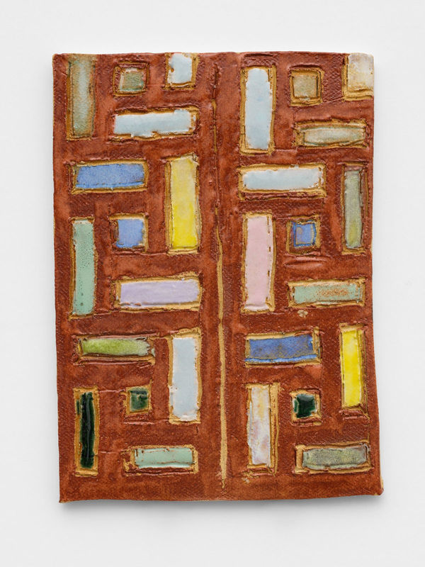 Raina Lee, Stained Glass Doors of Casa Vicens, stoneware, 6.5 x 4.5in