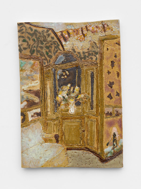 Raina Lee, Still Life at Casa Vicens, stoneware, 9x6