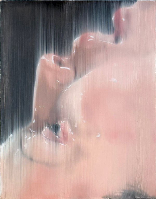 Jen DeLuna Off Kilter I oil on canvas 12 x 9 in 30.5 x 22.9 cm Signed verso