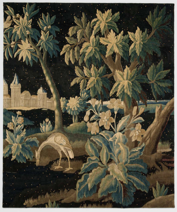 Renaud Auguste-Dormeuil, Tapisserie au Héron buvant, 2023