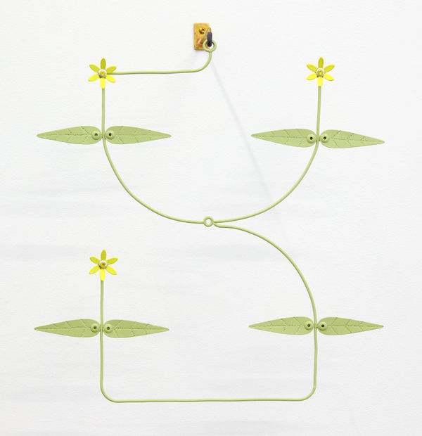 Floral Arrangement (neon yellow, green tea)