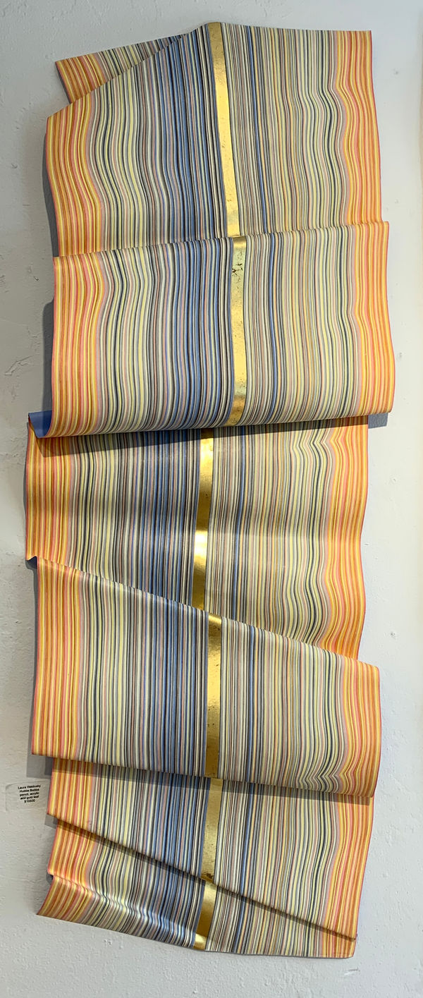 Hubba Bubba. Colour Pencil, Acrylic Paint and 23K Gold Leaf on Paper.