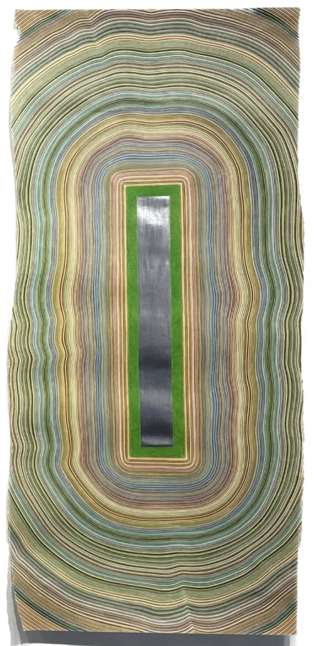 Green Window. Shown unframed.