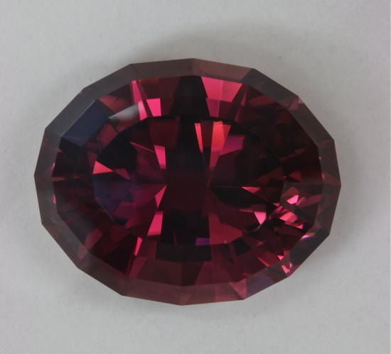 Pink orange Oval 12.46 ct