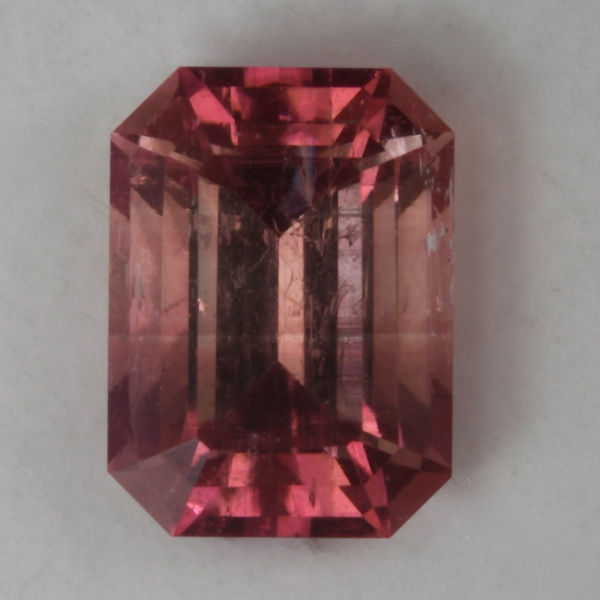 Pink Peach Emerald Cut 1.14 ct